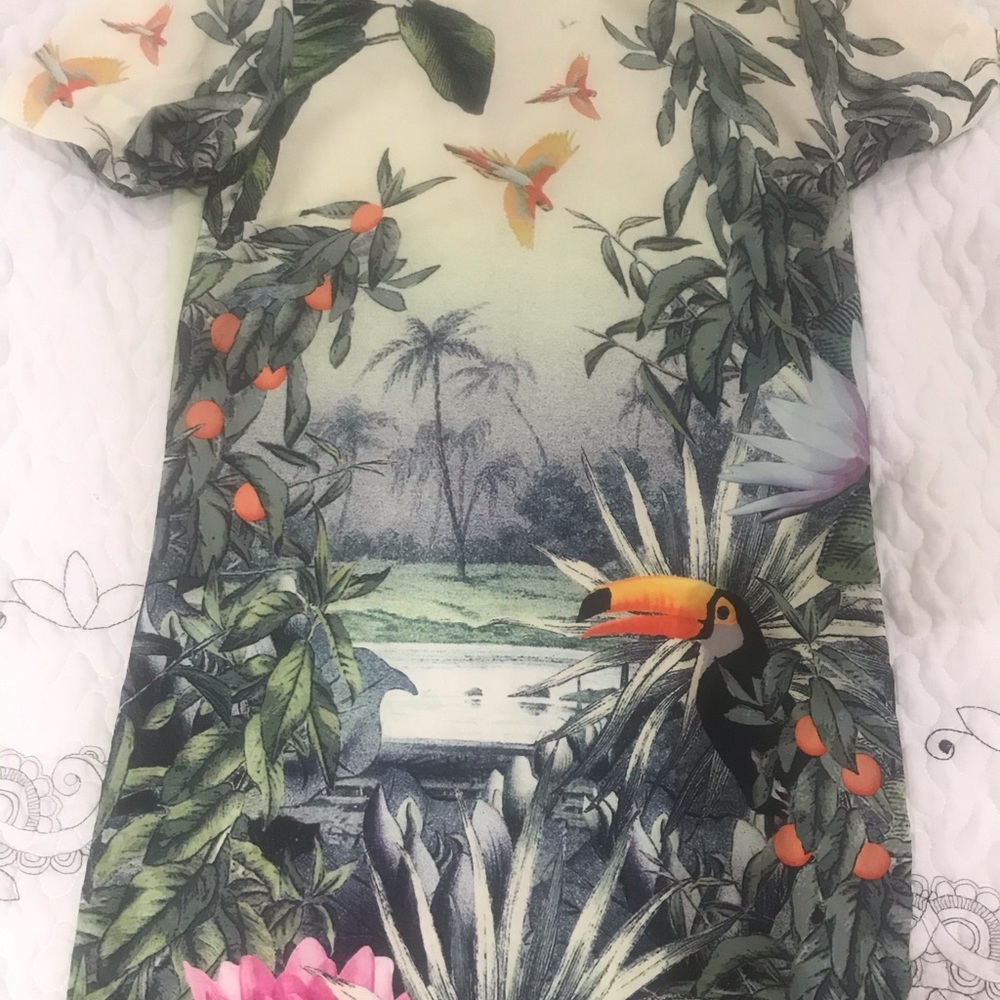 Adorable Tropical Dress H&M conscious collection